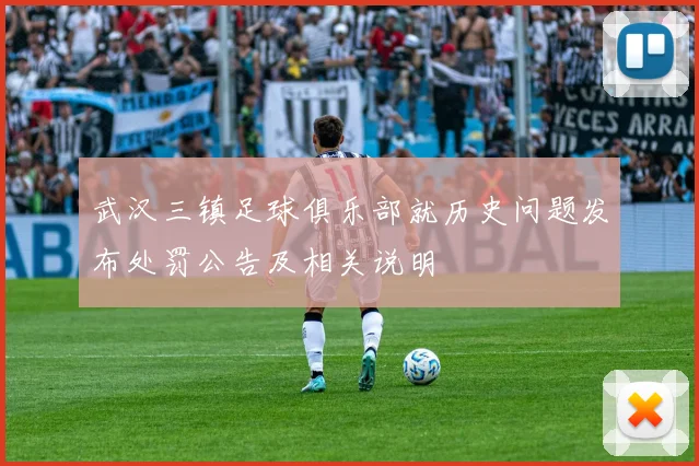 武汉三镇足球俱乐部就历史问题发布处罚公告及相关说明